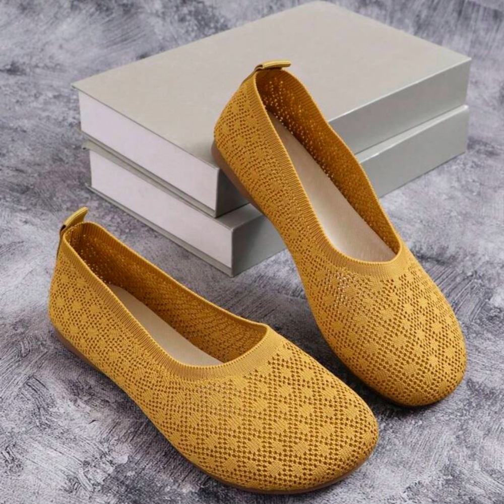 Elegant Mustard Yellow Women's Flats